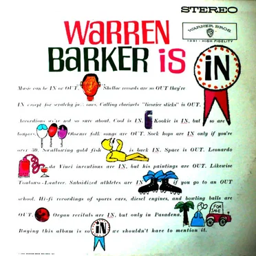 Warren Barker Is “In” by Warren Barker - album cover