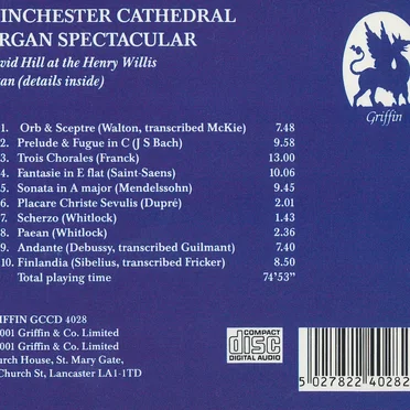 Winchester Cathedral Organ Spectacular