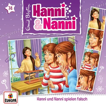 Hanni und Nanni 74: ... spielen falsch by Enid Blyton - album cover