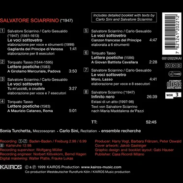 Le voci sottovetro / Infinito nero