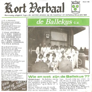 Kort verbaal / Laot ze mar schuiven