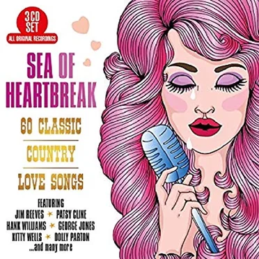 Sea of Heartbreak: 60 Classic Country Love Songs by Various Artists - album cover