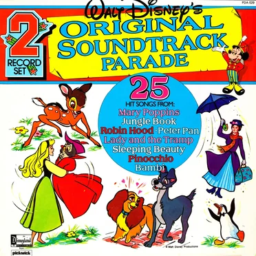Walt Disney's Original Soundtrack Parade by Various Artists - album cover