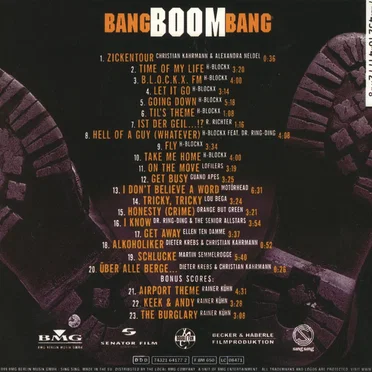 Bang Boom Bang: Ein todsicherer Soundtrack by Various Artists - album cover