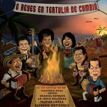 6 reyes en tertulia de cumbia by Various Artists - album cover