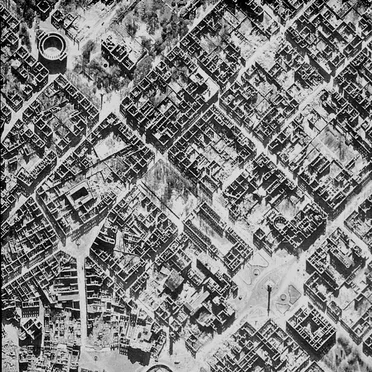 Die Ruinen von Darmstadt