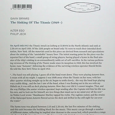 The Sinking of the Titanic