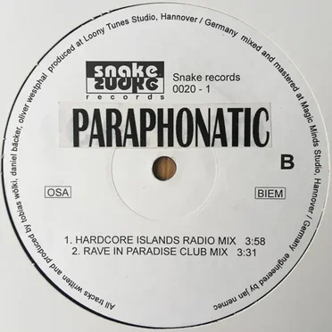 Hardcore Islands by Paraphonatic - album cover