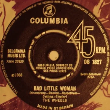 Bad Little Woman by The Wheels - album cover