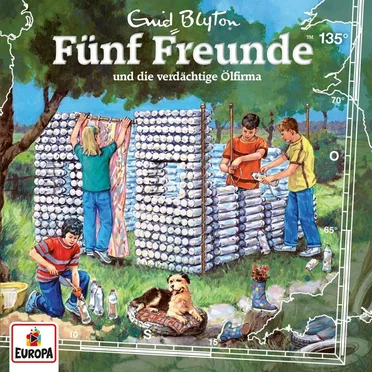 Fünf Freunde, Episode 135: und die verdächtige Ölfirma by Enid Blyton - album cover