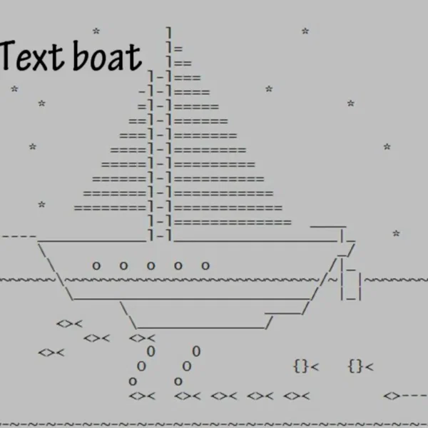 Text Boat