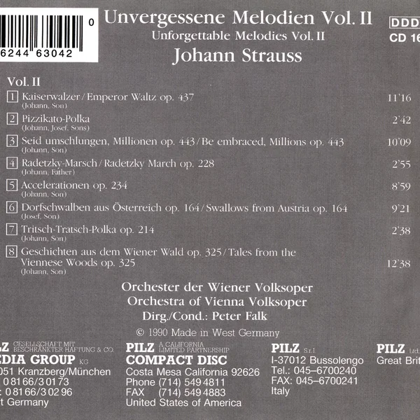 Unvergessene Melodien, Vol. II