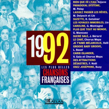 Les Plus Belles Chansons françaises : 1992 by Various Artists - album cover
