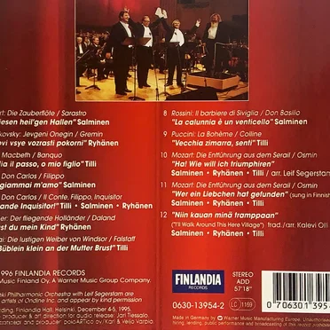 3 Finnish Basses in Concert