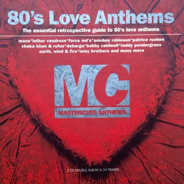 '80s Love Anthems by Various Artists - album cover