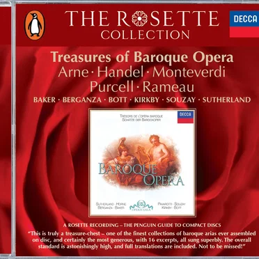 Treasures of Baroque Opera by Various Artists - album cover