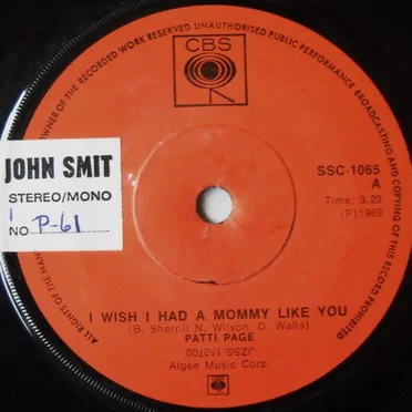 I Wish I Had a Mommy Like You / Changing Partners