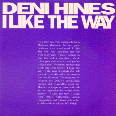 I Like the Way by Deni Hines - album cover