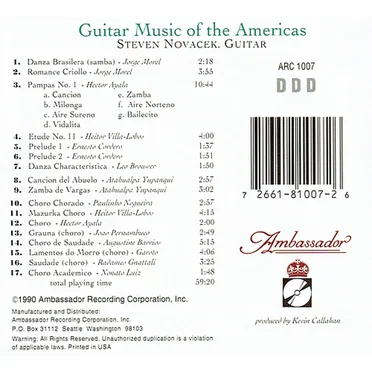 Guitar Music of the Americas