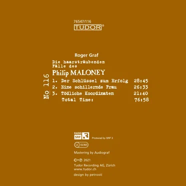 Die haarsträubenden Fälle des Philip Maloney, N° 116 by Roger Graf - album cover