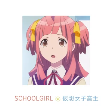 SCHOOLGIRL ⍟ 仮想女子高生 by DVD夢の未来 - album cover