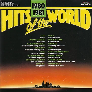 Hits of the World 1980/1981 by Various Artists - album cover