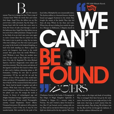 We Can’t Be Found