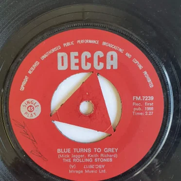 Blue Turns to Grey / The Singer Not the Song