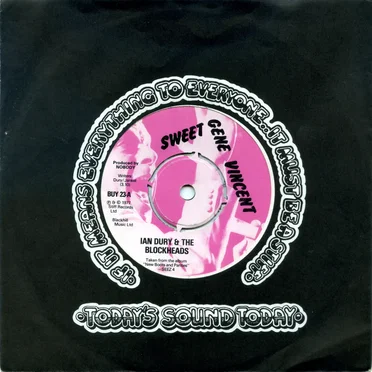 Sweet Gene Vincent by Ian Dury & the Blockheads - album cover