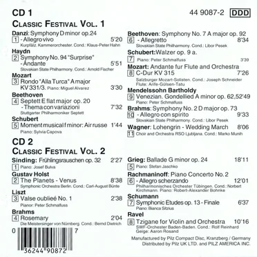 Classic Festival: Volumes 1 & 2 by Various Artists - album cover