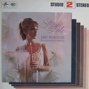 Stay Late by Eric Winstone, His Piano and Orchestra - album cover