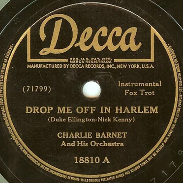 Drop Me Off in Harlem / Gulf Coast Blues