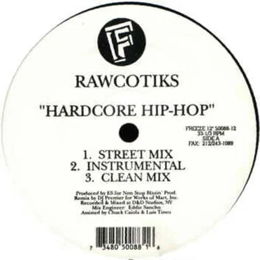 Hardcore Hip-Hop by Rawcotiks - album cover