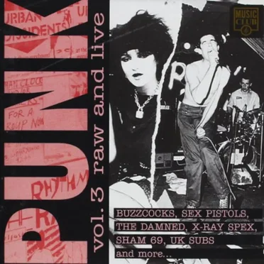 Punk, Vol. 3: Raw and Live by Various Artists - album cover