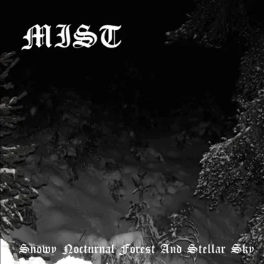 Snowy Nocturnal Forest and Stellar Sky by Mist - album cover