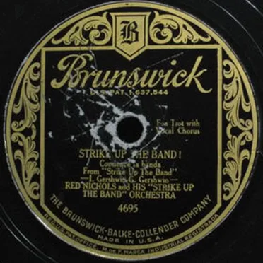Soon / Strike Up the Band! by Red Nichols and His Orchestra - album cover