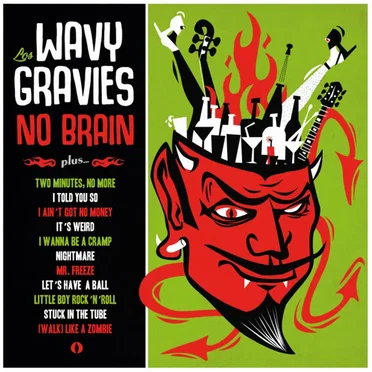 No Brain by Los Wavy Gravies - album cover