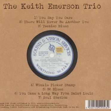 The Keith Emerson Trio by The Keith Emerson Trio - album cover