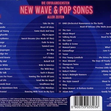 Die ultimative Chart Show: Die erfolgreichsten New Wave & Pop Songs aller Zeiten by Various Artists - album cover