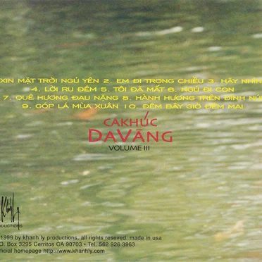 Ca Khúc Da Vàng Volume 3