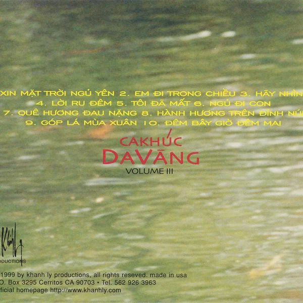 Ca Khúc Da Vàng Volume 3