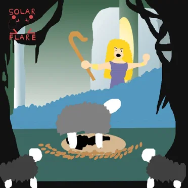 Queen Of The Flock by Solar Flare And Her Trio Of Sheep - album cover