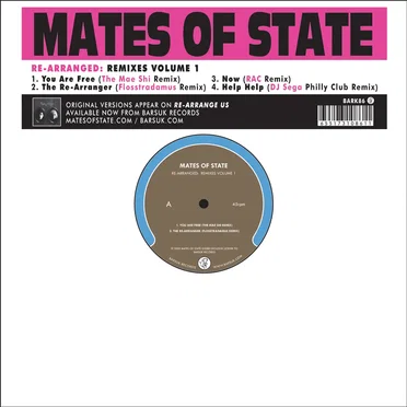 Re-Arranged: Remixes, Volume 1 by Mates of State - album cover