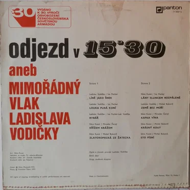 Odjezd v 15:30, aneb Mimořádný vlak Ladislava Vodičky