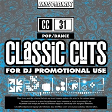 Mastermix Classic Cuts 31: Pop/Dance by Various Artists - album cover