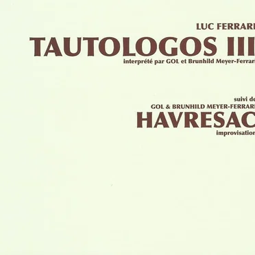 Tautologos III / Havresac