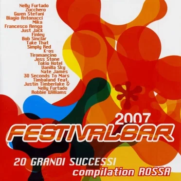 Festivalbar 2007: Compilation rossa by Various Artists - album cover