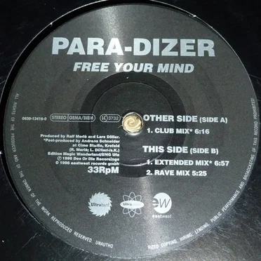 Free Your Mind by Para-Dizer - album cover