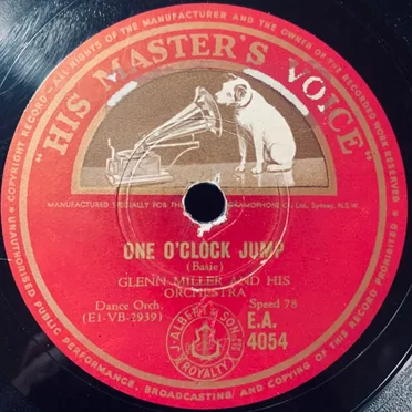 One O'Clock Jump / My Blue Heaven