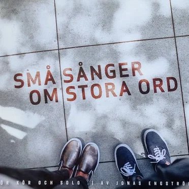 Små sånger om stora ord by Jonas Engström - album cover